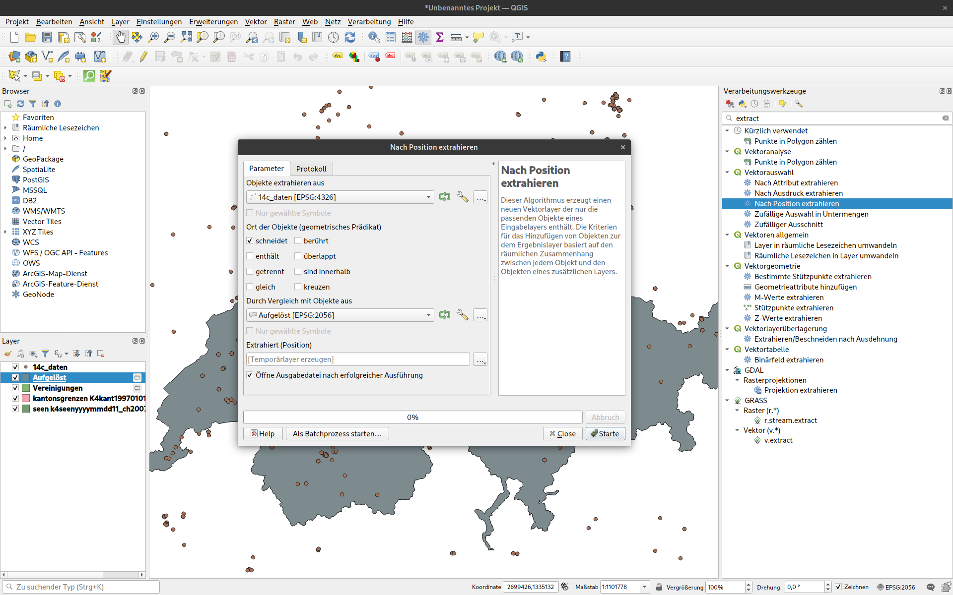 qgis - Extract shapefile from scanned PDF map using Open Street